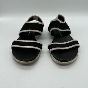 Free People Vegan Black/White Sandals 7